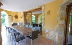 Villa in El Toro - Port Adriano - Covered Dining Terrace