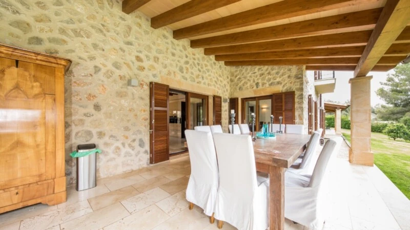 Detached Villa in Nova Santa Ponsa - Covered terrace
