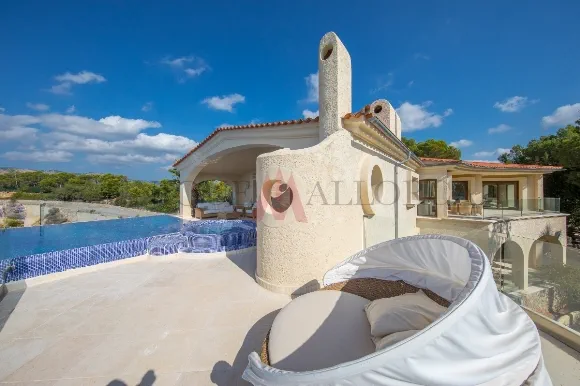 Villa in Costa de la Calma - V-Calma-158_5_Building view from pool terrace