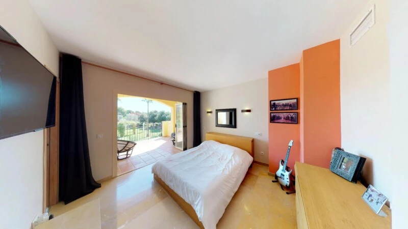 Apartment Duplex in Nova Santa Ponsa - Master Bedroom with terrace