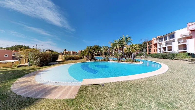 Garden Apartment in Nova Santa Ponsa - One of 3 community Pools