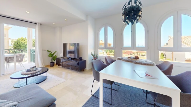 Apartment Duplex in El Toro - Port Adriano - PAV-Living-Room