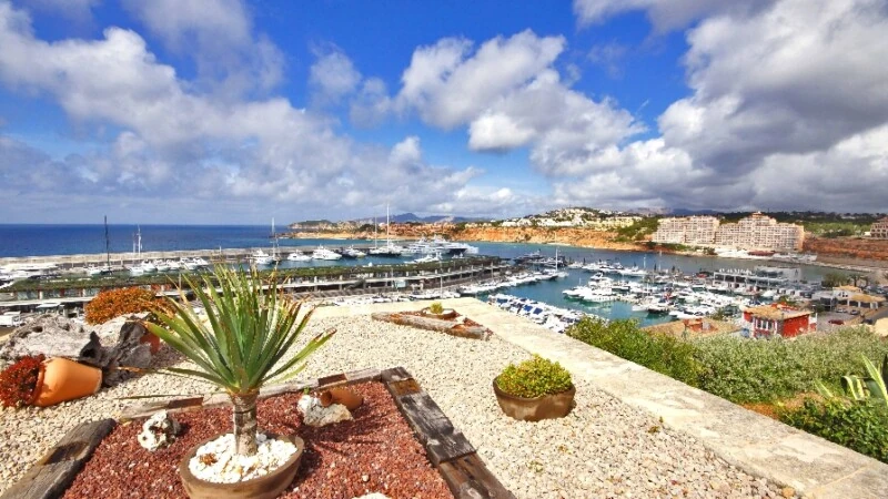 Apartment Duplex in El Toro - Port Adriano - Panoramic community Terrace with Pto. Adriano view