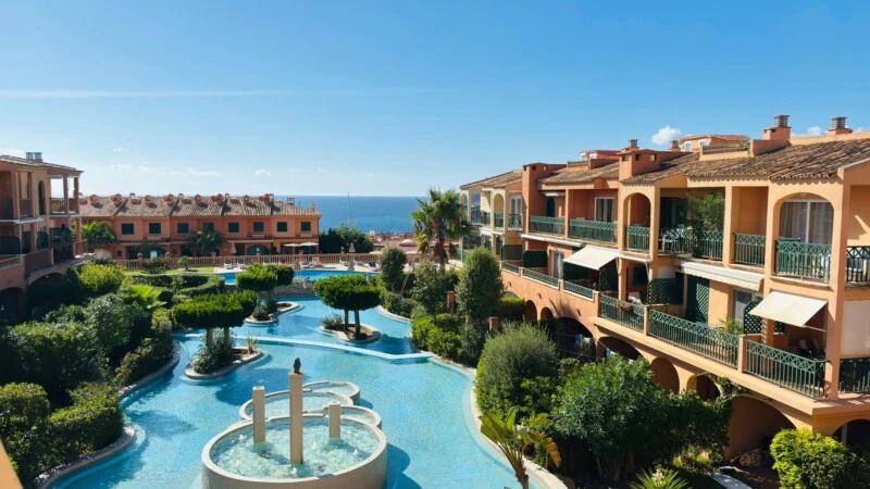 Apartment in El Toro - Port Adriano - PAV - Terrace view