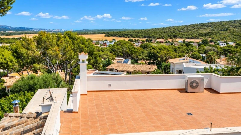 Villa in El Toro - Port Adriano - Mediterranean Rooftop Panorama.jpg
